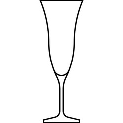 Pousse cafe glass icon cocktail name related vector