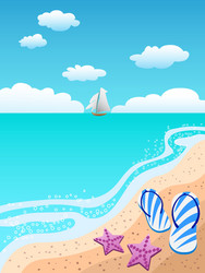 Beach Royalty Free Vector Image - VectorStock