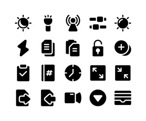 User Interface Icons - Digital Toolkit vector image