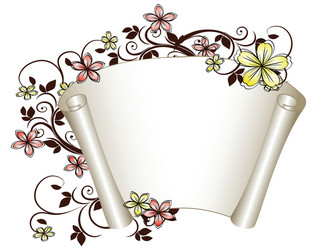 Floral background vector