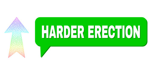 spectrum mesh gradient arrow up icon and harder vector image