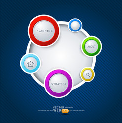 elements for web design vector image