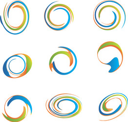 Swirls & Spirals - Abstract Patterns vector image