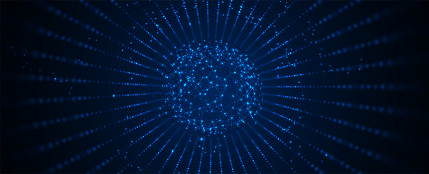abstract data background futuristic technology vector image