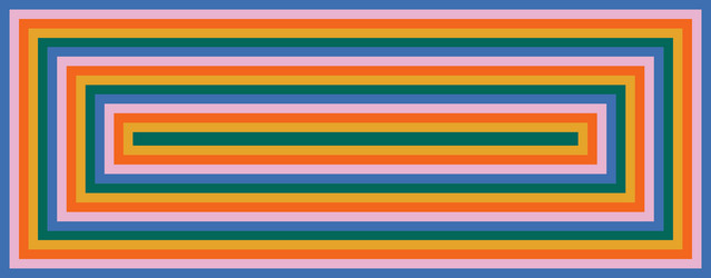 groovy abstract background with rainbow colored vector image