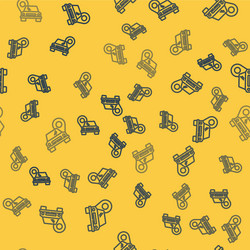 blue line map pointer with taxi icon isolated vector image
