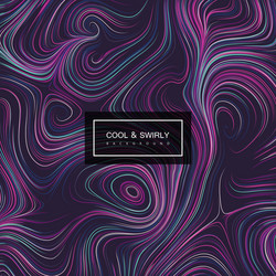 abstract artistic curl background vector image