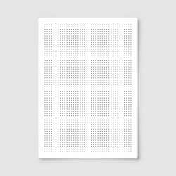 dotted graph paper with grid polka dot pattern vector image