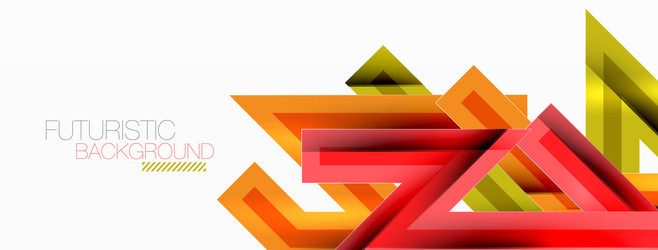 line zig zag dynamic geometric abstract background vector image