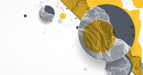 modern science technology abstract background vector image