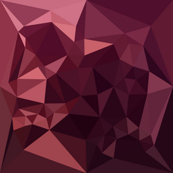 Dark raspberry red abstract low polygon background vector