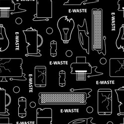 E waste template Royalty Free Vector Image - VectorStock