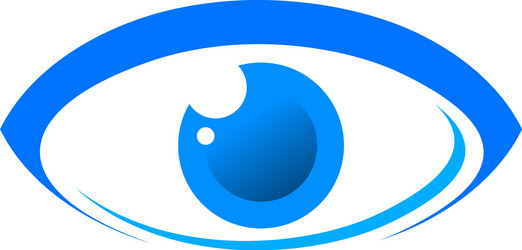 Eye optic logo Royalty Free Vector Image - VectorStock