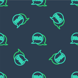 line speech bubble with text faq information icon vector image