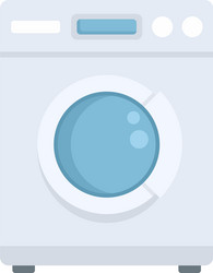 tumble dryer icon flat isolated vector