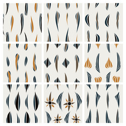 abstract simple pattern hand drawn for your design vector