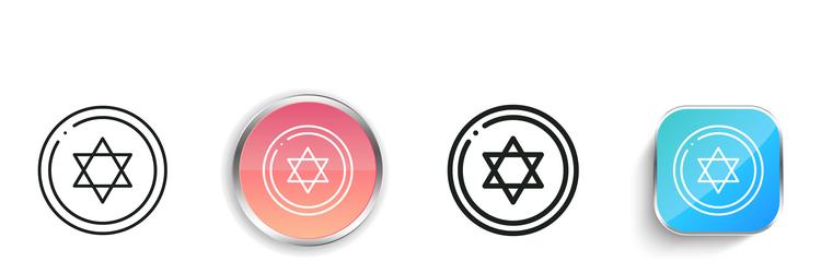 gelt icon thin linear regular and button style vector image