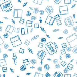 set line pipette speech bubble with text art vector image