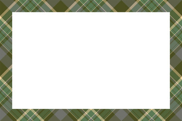 Vintage frame scottish border pattern retro vector