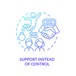 2d gradient icon support instead of control vector image