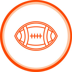 rugby icon Vector Image