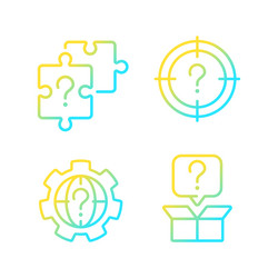 searching of new problem solutions gradient vector image