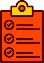 check list icon design vector image