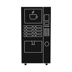 isolated object automat and vending icon vector image