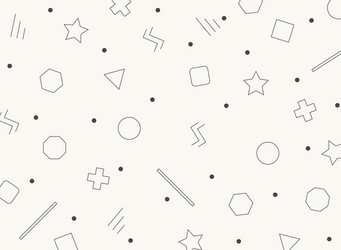 Gray Geometric Pattern with Dots vector image