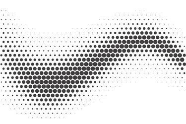 Wavy Halftone Gradient Background vector image