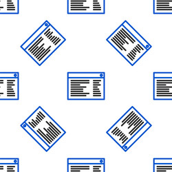 line software web developer programming code icon vector image