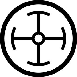 drone control interface displaying gps signal vector image