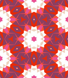 multicolor geometric pattern in bright color vector image