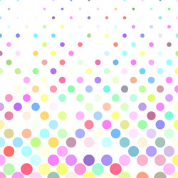 circle pattern background - from dots vector image