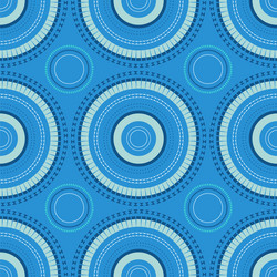 vibrant circular large scale seamless pattern vector image