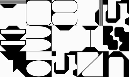 brutalism design abstract pattern vector image