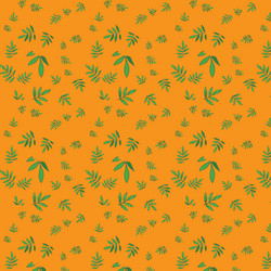 spring leaf seamless background pattern design vector image