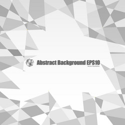 abstract gray geometric background vector image