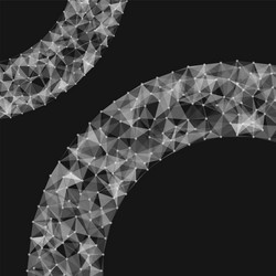 abstract mesh background chaotically vector image