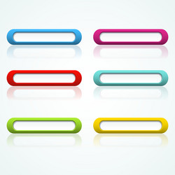 web button set vector image