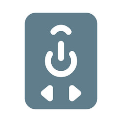 remote power switch used as controller vector image