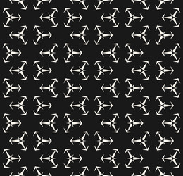 Texture seamless pattern with triangular shapes vector