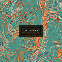 Swirl Curl Abstract Background vector image