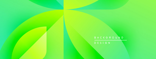 abstract green background smooth gradients create vector image