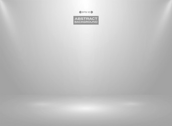 abstract of gradient white gray color in studio vector image