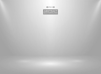 abstract of gradient white gray color in studio vector