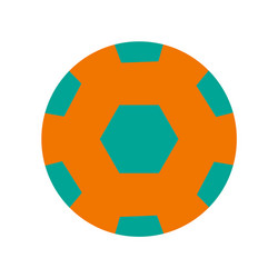flat with shadow icon and mobile application vector image