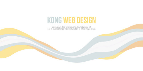 abstract background for header website wave design vector image