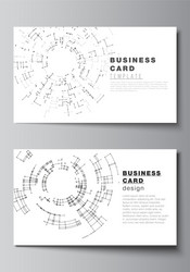 Abstract Network Connection Layout vector image