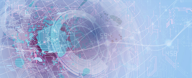 conceptual technology of artificial intelligence vector image